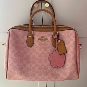 Coach Powder Pink Large Rowan